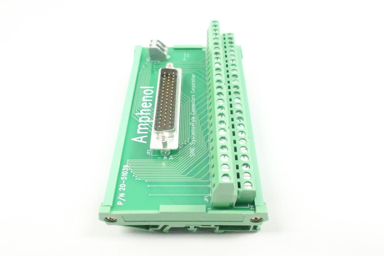 Amphenol 20-51039 Din Rail Mount Connector Block