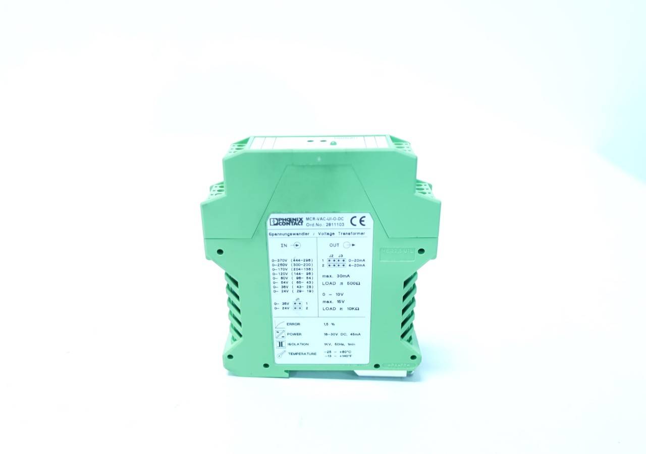 Phoenix Contact MCRVACUIODC 2811103 Voltage Measuring Transducer