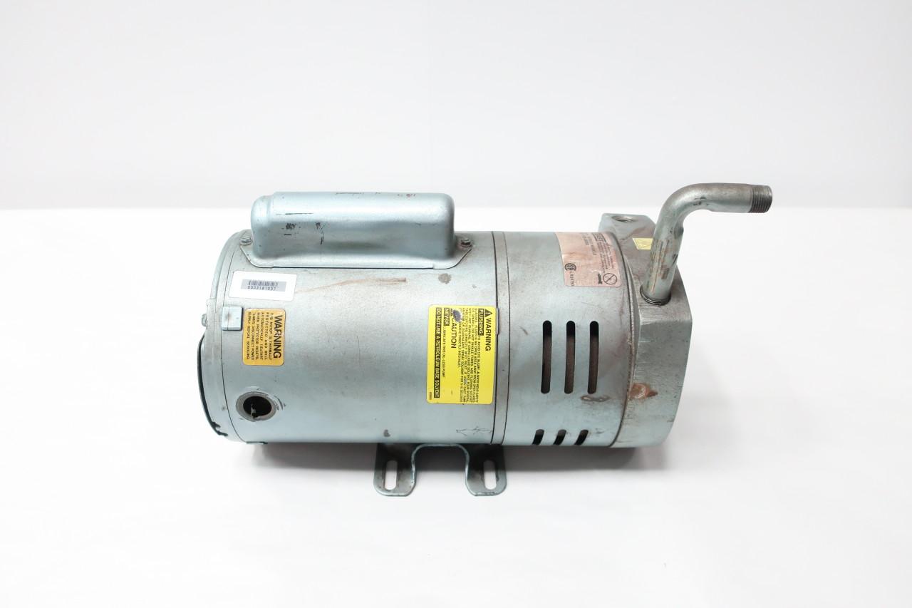 GAST 1423-101Q-G626X ROTARY VANE VACUUM PUMP 1HP 110-115/208-230V-AC