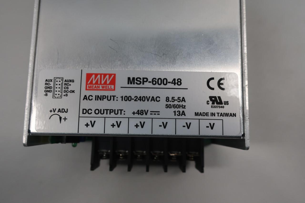 Mean Well MSP-600-48 Power Supply 100-240v-ac 13a Amp 48v-dc