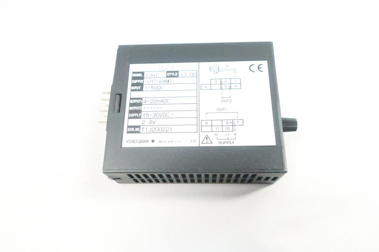 Yokogawa VJH1-017-6AN0 Isolator 4-20madc 15-30v-dc