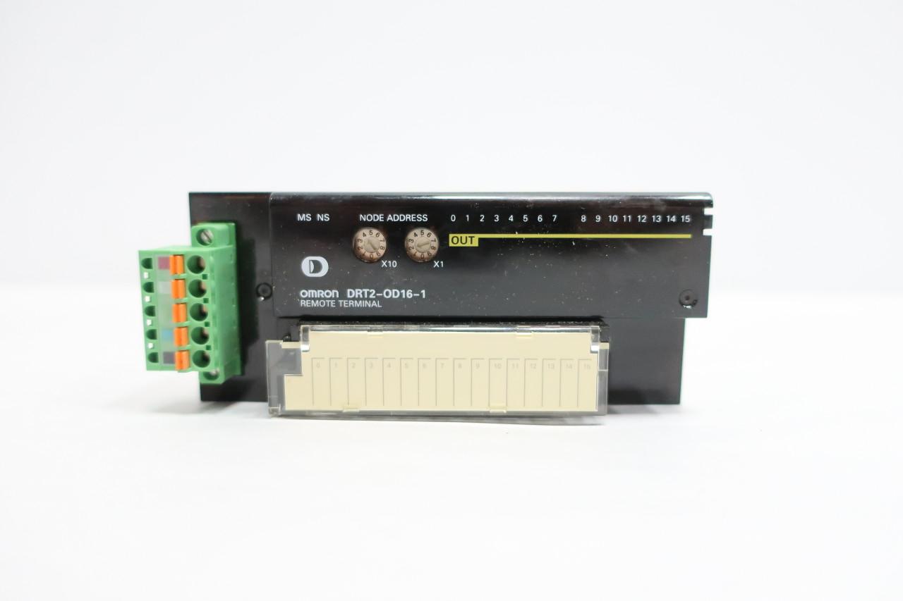 OMRON DRT2-ID16-1 REMOTE TERMINAL INPUT MODULE 24VDC 6-MA POINT