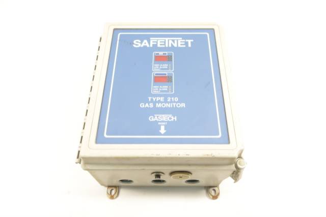 gastech-safe-t-net-210-dual-channel-monitor-100-120v-ac-gas-sensor