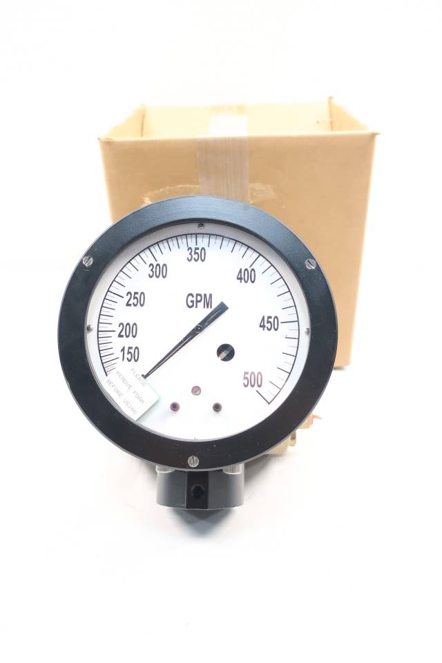 ITT 200 BARTON DIFFERENTIAL PRESSURE GAUGE INDICATOR 0500GPM 6IN D614135