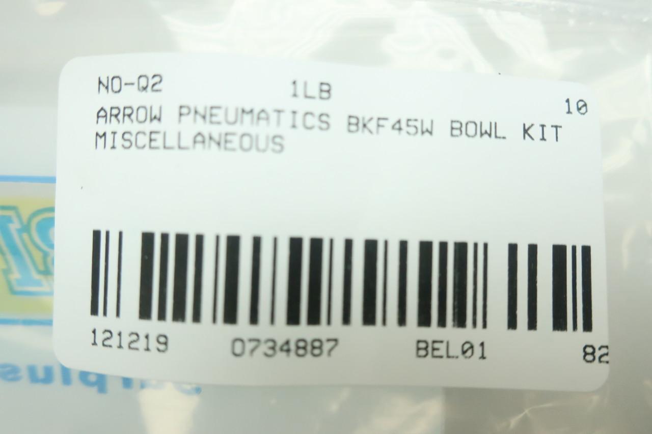Details about   NEW ARROW PNEUMATICS BKF45W METAL BOWL KIT 