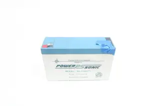 POWER SONIC PS-6100 F1 SEALED RECHARGEABLE BATTERY 6V-DC 10AMP HR