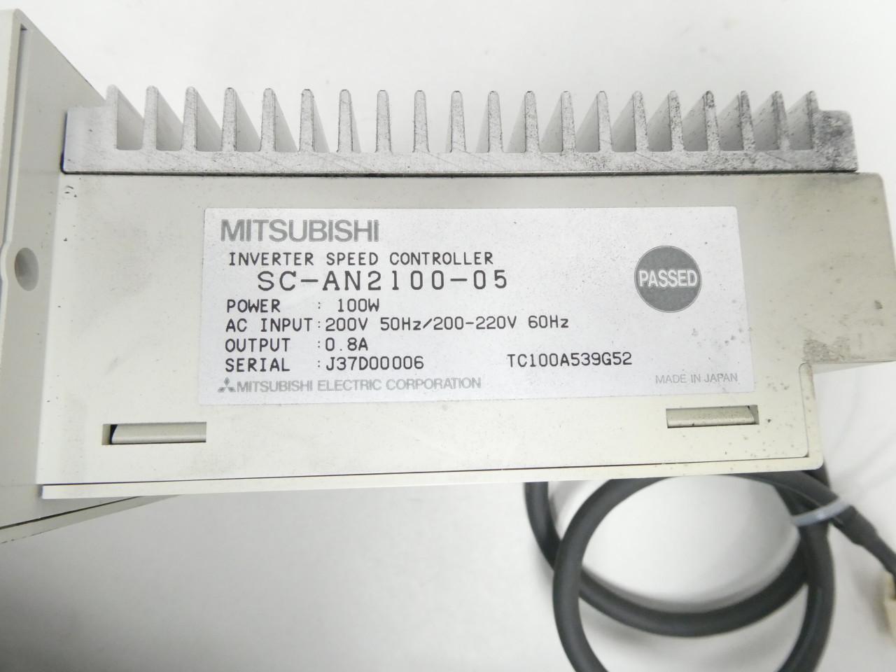 MITSUBISHI SC-AN2100-05 INVERTER 200-220V-AC 0.8A AMP 100W DC DRIVES AND SPEED  CONTROLLER