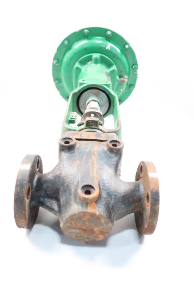 FISHER 667 ED PNEUMATIC STEEL FLANGED CONTROL VALVE 1IN