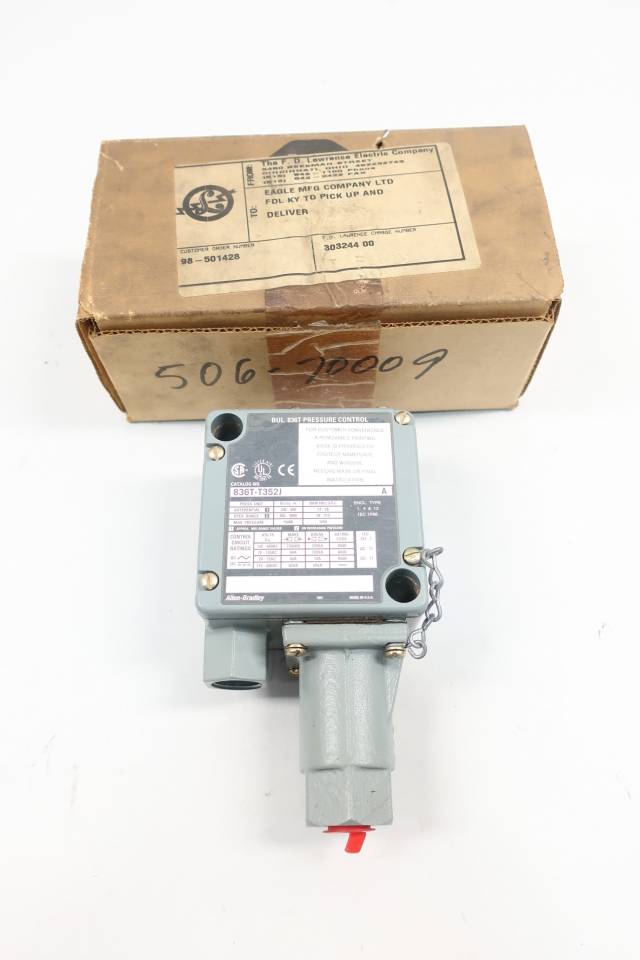 ALLEN BRADLEY 836T-T352J PRESSURE SWITCH SER A 400-3000PSI