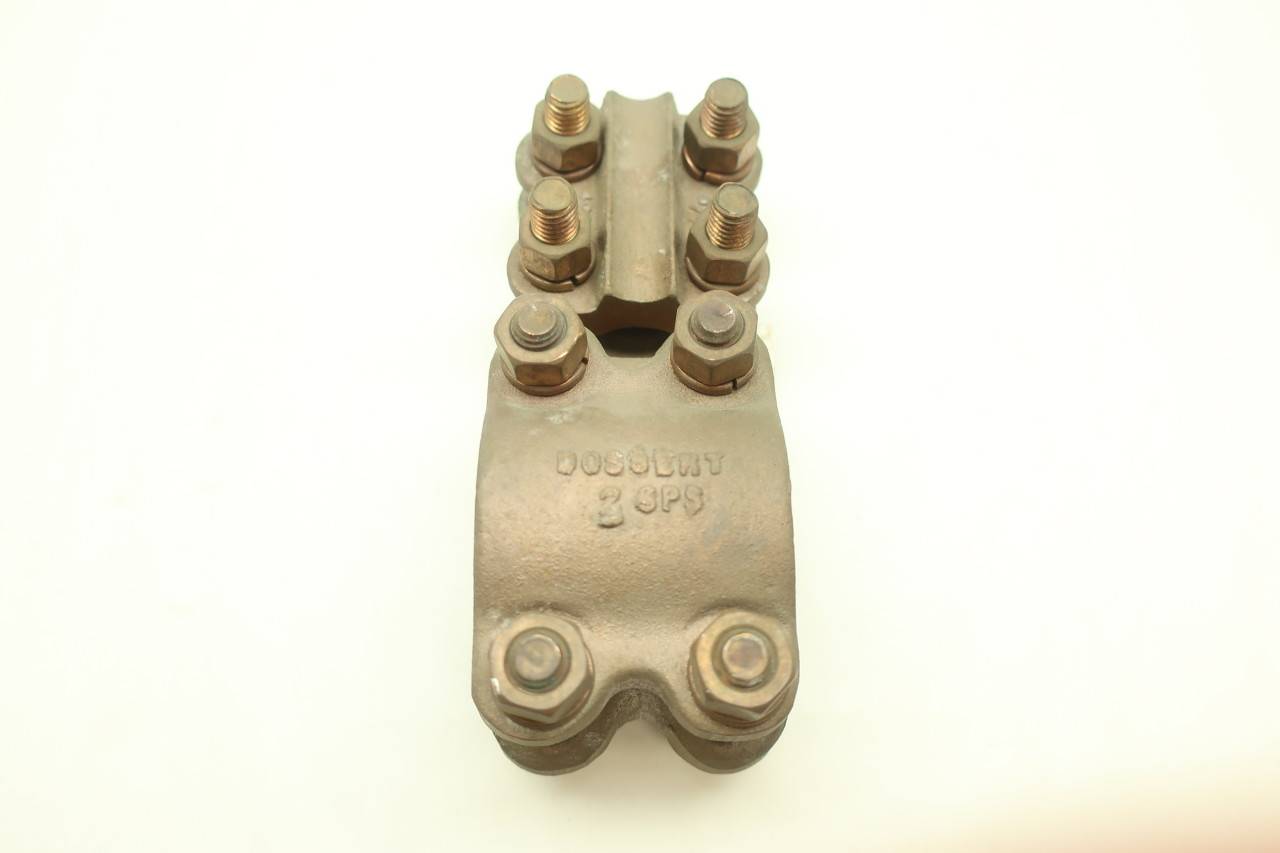 Dossert BPCV200100S Copper Tee Connector Tubular Bus To Cable Tap