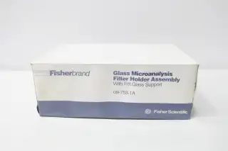 FISHER SCIENTIFIC 09-753-1A GLASS MICROANALYSIS FILTER HOLDER ASSEMBLY