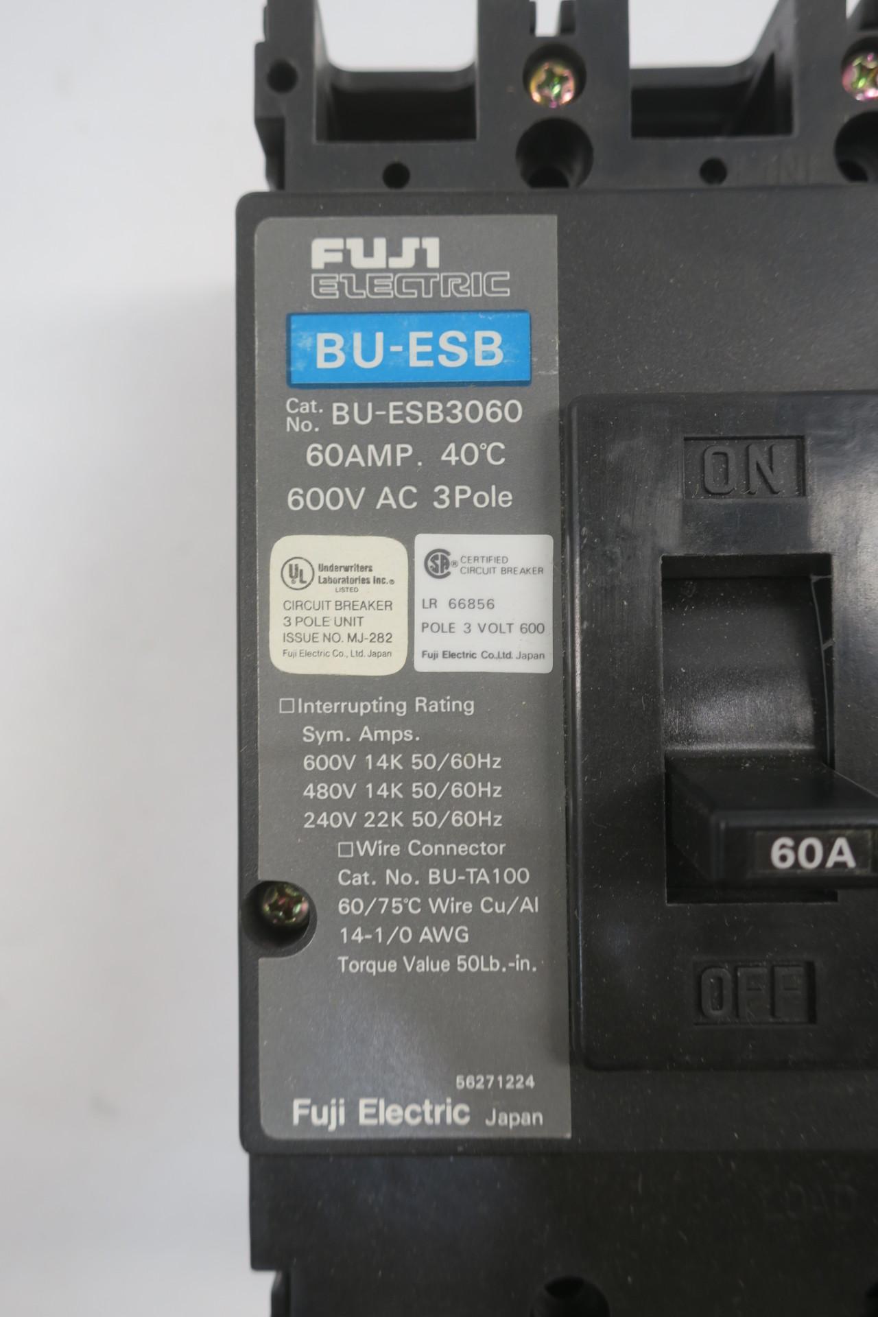 Details about   Fuji Electric BU-ESB3060 3-Pole 60A Circuit Breaker *FREE SHIPPING* 