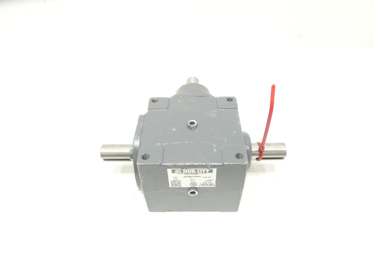 HUB CITY 0221-09461-806 165 GEAR REDUCER 5/8IN 1IN 1:2