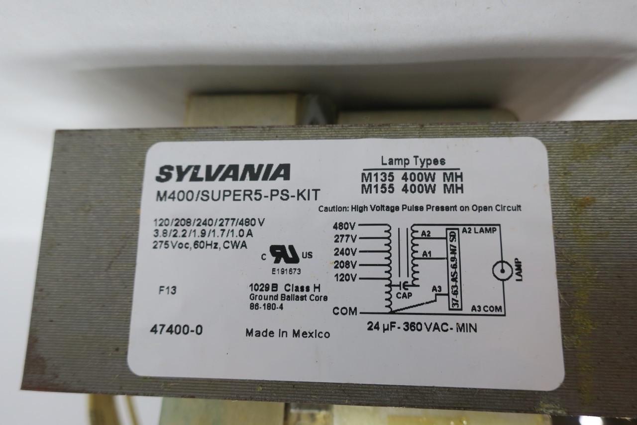 SYLVANIA M400/SUPER5-PS-KIT 400W METAL HALIDE 120/208/240/277/480V