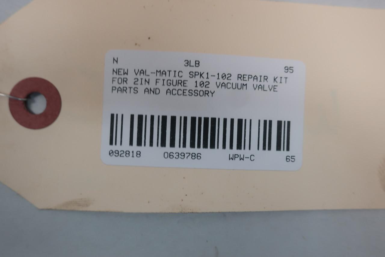 Vacuum Valve Rebuild Kit For 102 AV Air Val-matic SPK1-102 Repair 