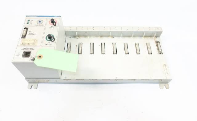 INDRAMAT RECO-G.06/01-FW RACK 8-SLOT INTERFACE MODULE