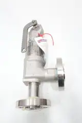 LESER 4594.2174 PSV-700 STAINLESS FLANGED RELIEF VALVE 64GPM 190PSI 3/4IN X 1IN