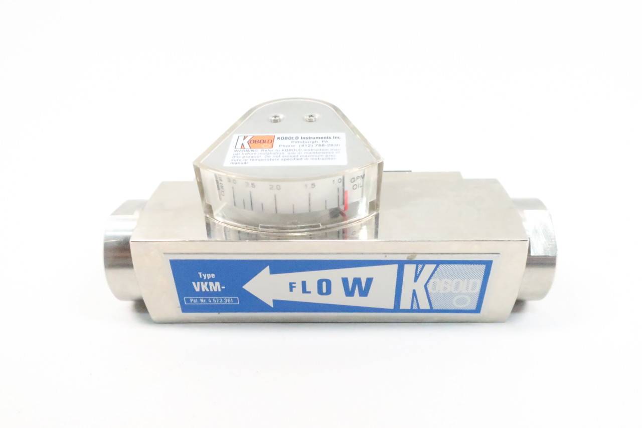 Kobold VKM7207B Variable Area Flow Meter 13gpm