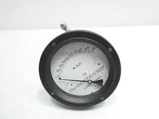 MID-WEST 130PC-23-FO PRESSURE GAUGE 4-1/2IN 1/4IN NPT 0-10IN-H2O