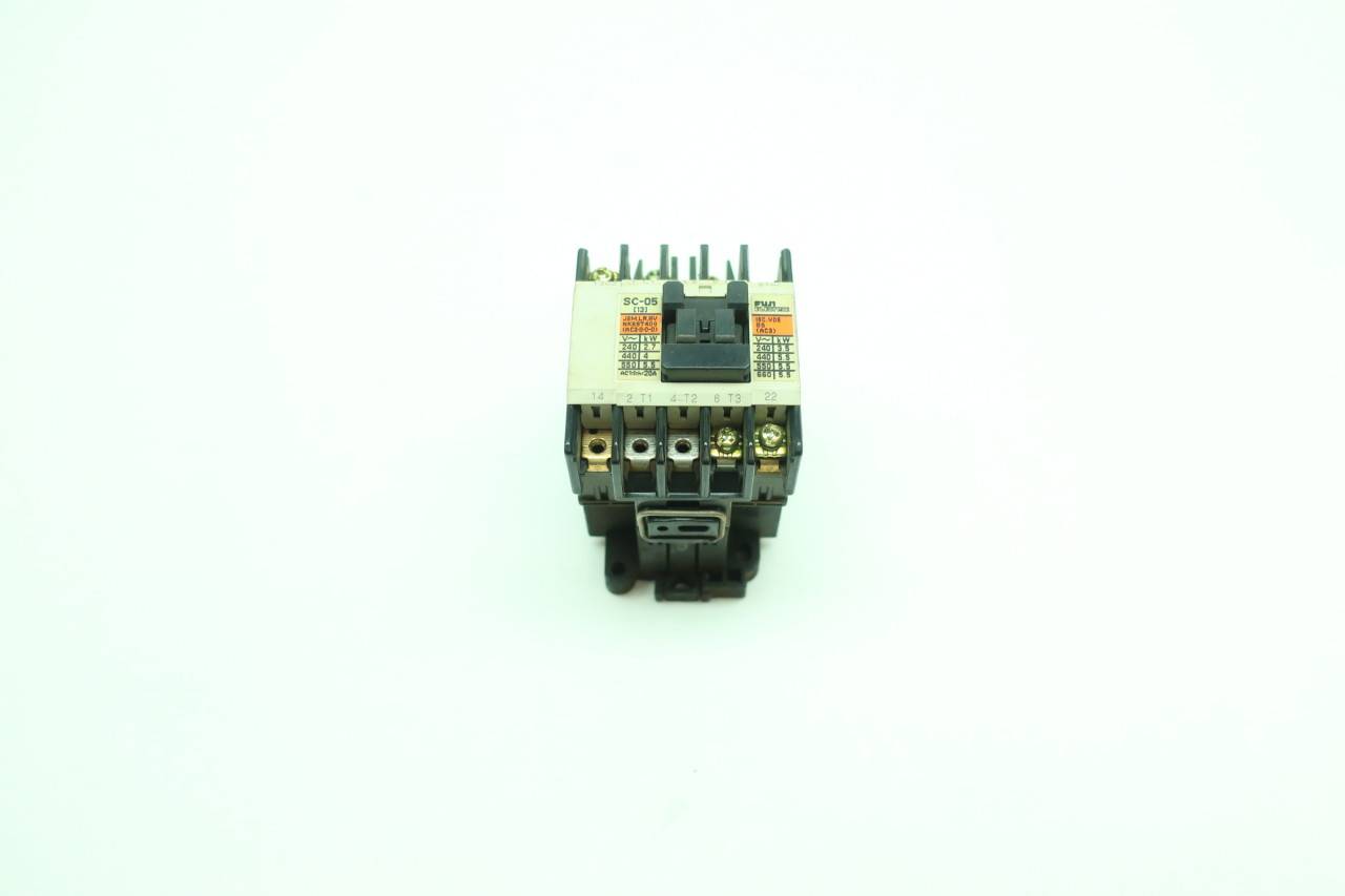 Fuji Electric Sc 05 4nc0g0 Contactor a Amp 110 1v Ac 5hp