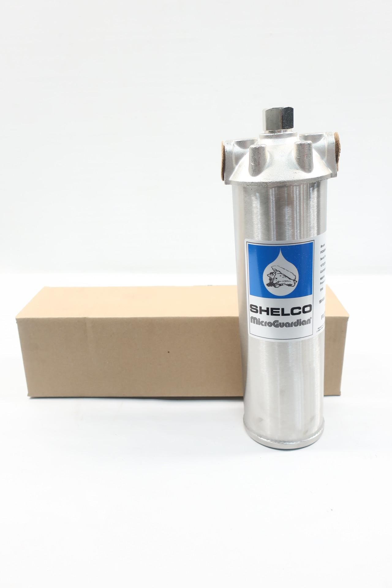 SHELCO FOSBN-786-BR MICRO GUARDIAN FILTER HOUSING 250PSI 3/4IN NPT D611093