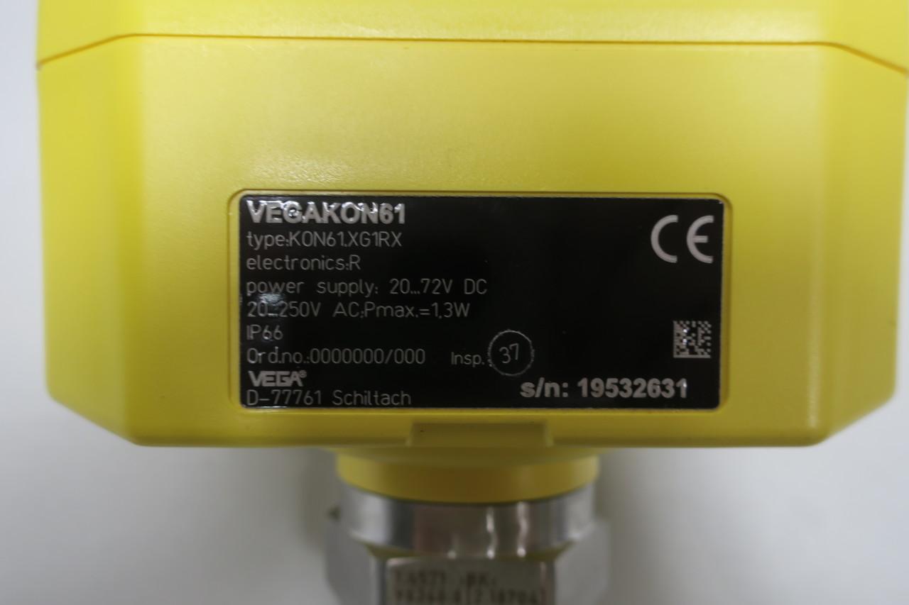 Vega KON61.XG1RX Vegakon61 Conductive Level Switch 20-250v-ac 20-72v-dc