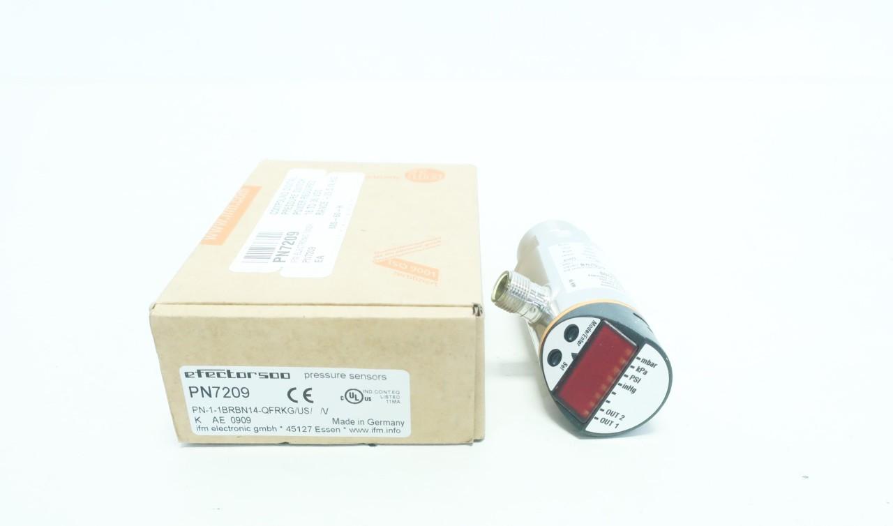 PESERICO P0414008351945 関税送料込 IFM EFECTOR PN7001 PN-250-SBR14-QFRKG/US/V PRESSURE SENSOR 0