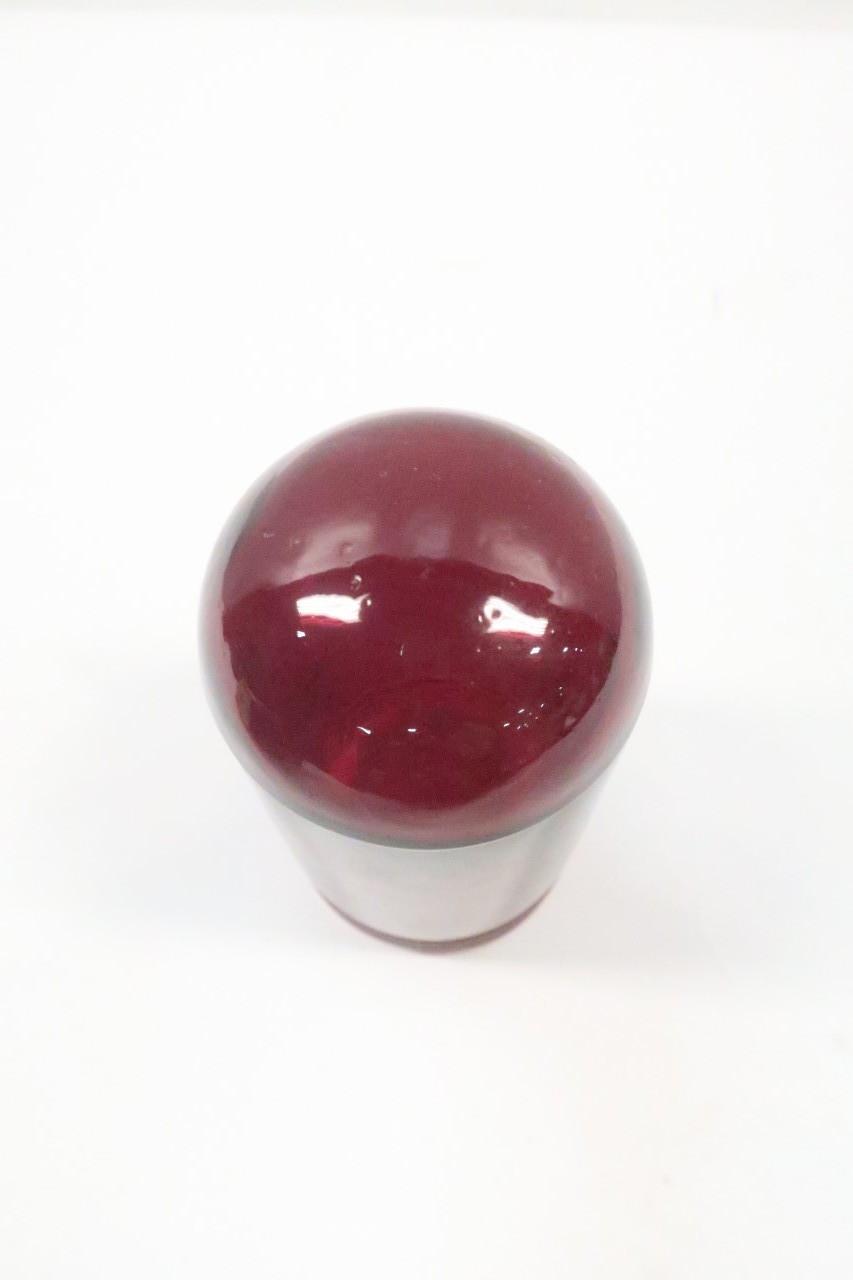 Vintage Crouse Hinds Vaportight VN75 Red Glass Globe N6225 