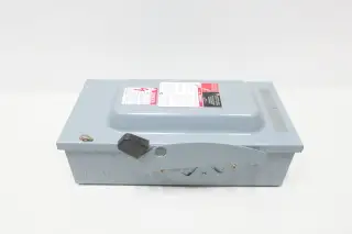 FEDERAL PIONEER 86323 FUSIBLE DISCONNECT SWITCH 2P 100A AMP 240V-AC/DC