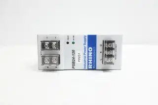 RHINO PSB24-120 POWER SUPPLY 100-240V-AC 5A 24V-DC