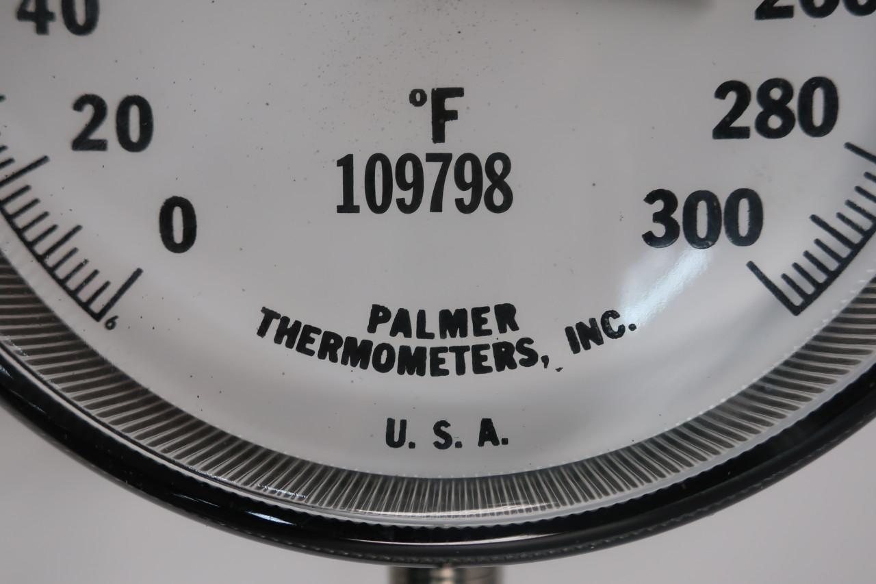 Details about   Palmer All Star 5in Bimetal Thermometer 1/2in Npt 0-250f 