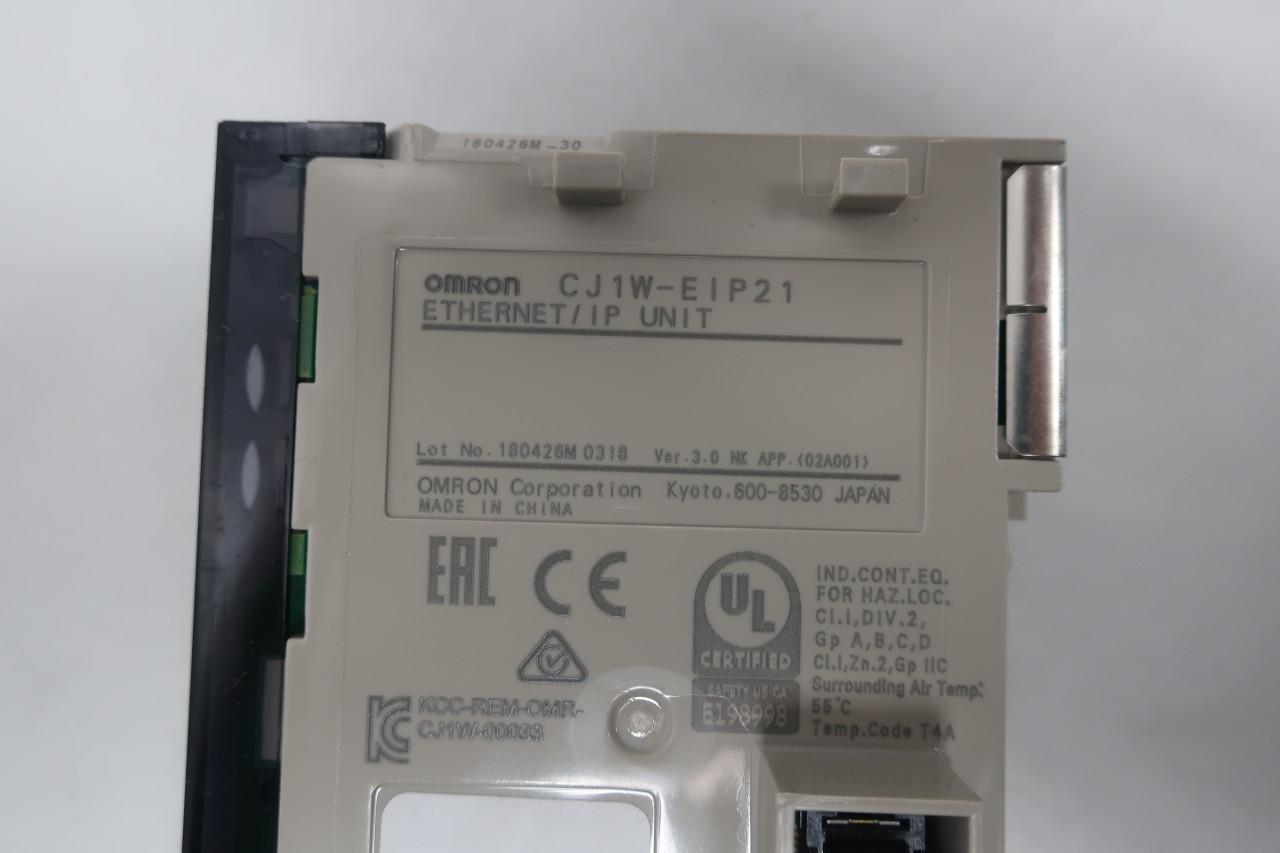 OMRON CJ1W-EIP21 ETHERNET/IP MODULE