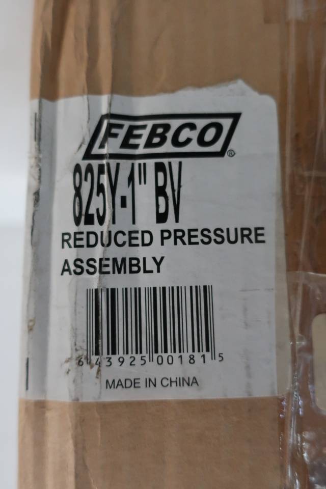 FEBCO 825Y REDUCED PRESSURE ZONE BACKFLOW PREVENTER 1IN NPT