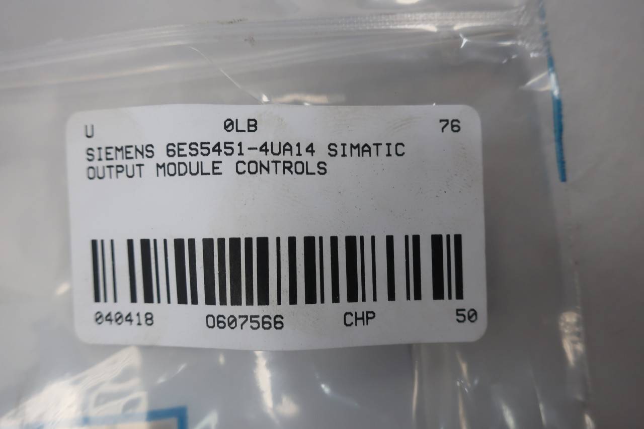 Siemens 6ES5 451-4UA14 Simatic S5 Output Module