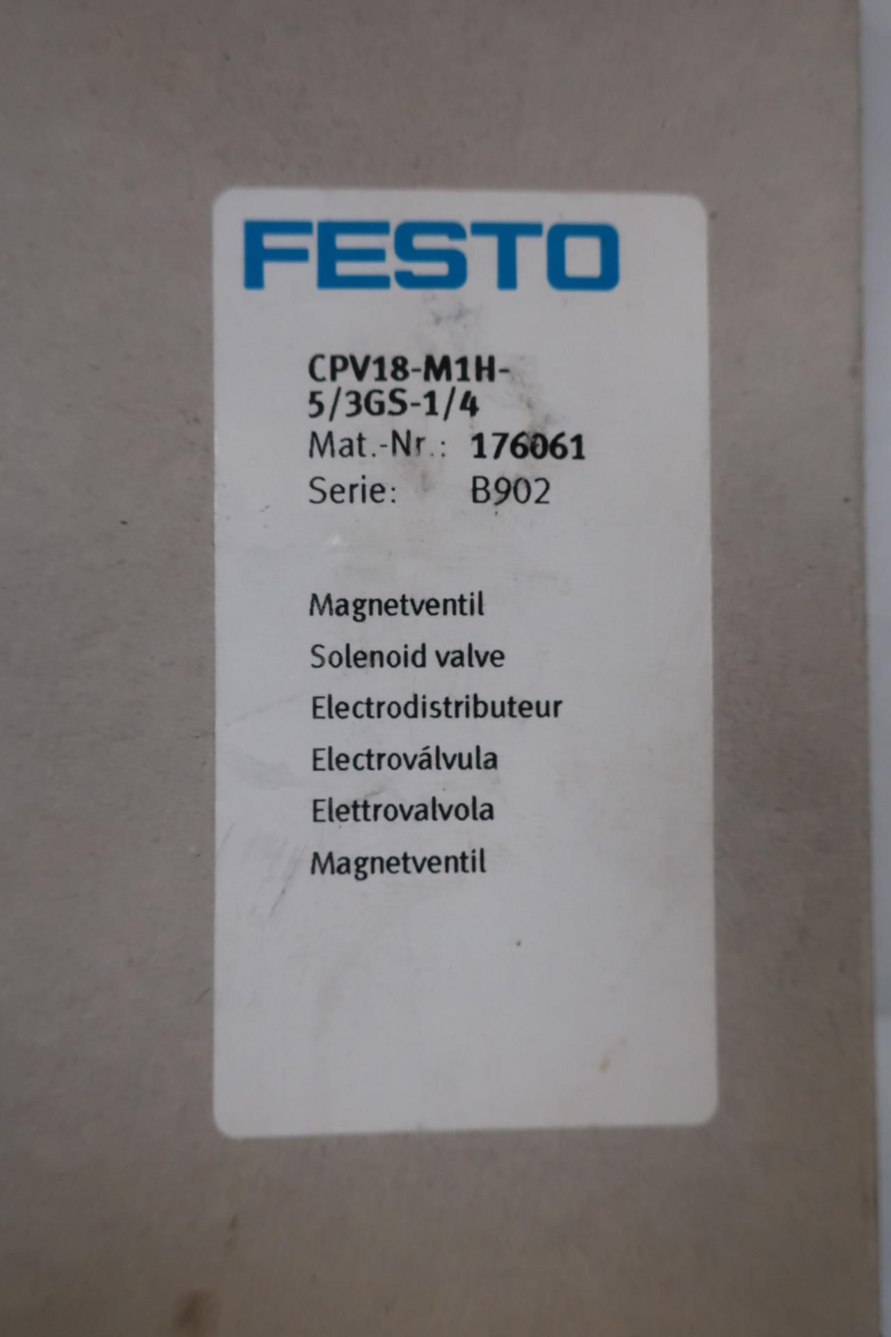 FESTO CPE18 M1H 5/3GS 1/4 170248 D802 0,9 10bar 2,5 20bar SOLENOIDEVALVOLA NUOVA
