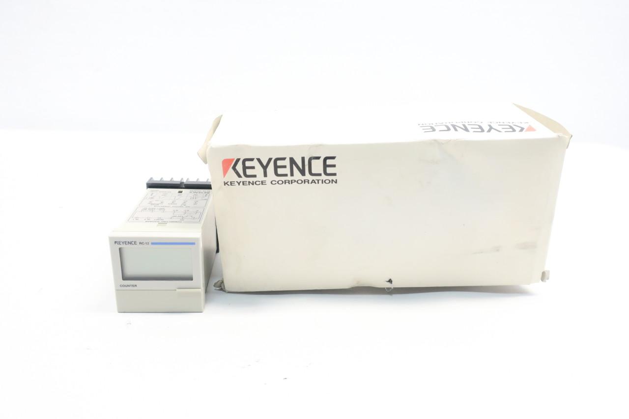 Keyence RC-12 Electric Preset Counter 100-240v-ac 12v-dc