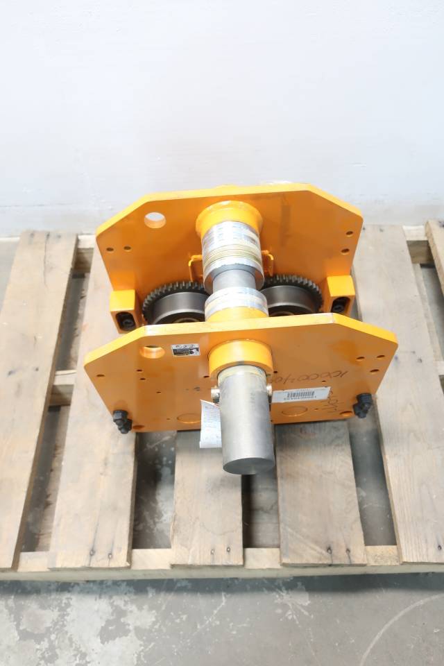 KITO TS1Z2629 10TON 20,000 LBS MANUAL CHAIN HOIST TROLLEY D605267