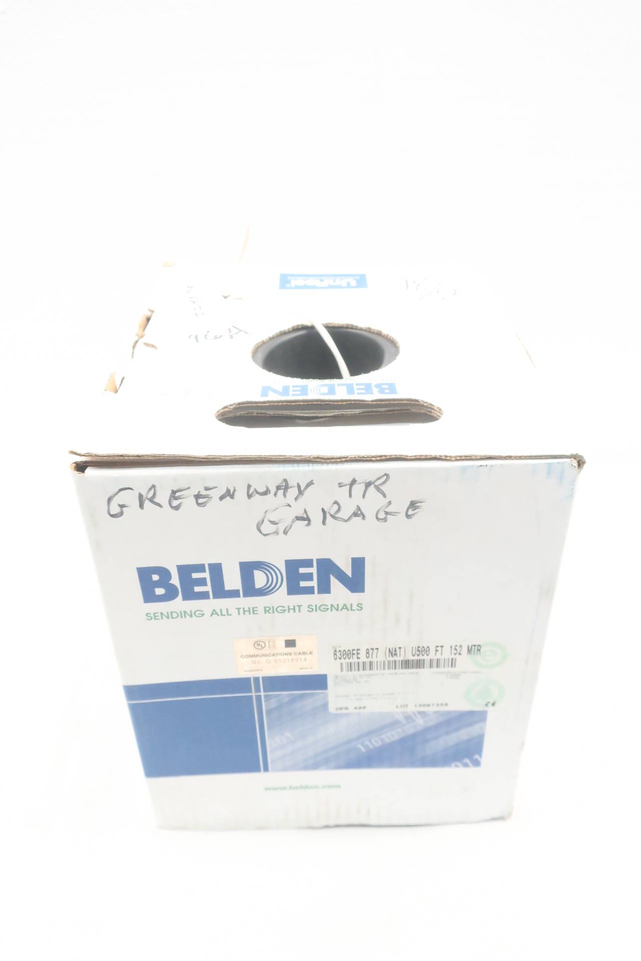 BELDEN 6300FE 877 Cable 2C 18AWG 175FT 