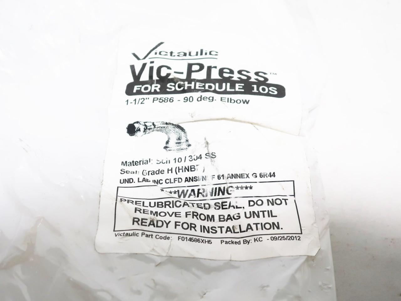Victaulic Vic-Press 1-1/2" P586 90 ° Coude 