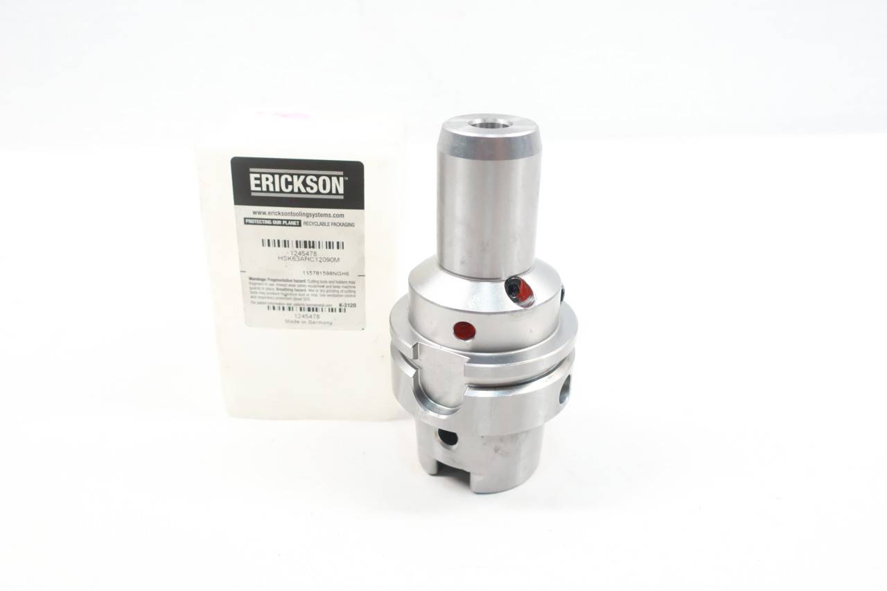 Erickson 124578 HSK63AHC12090M Hydraulic Chuck Tool Holder
