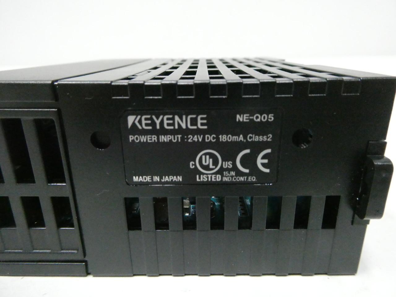 Keyence NE-Q05 Ethernet Switch 24v-dc