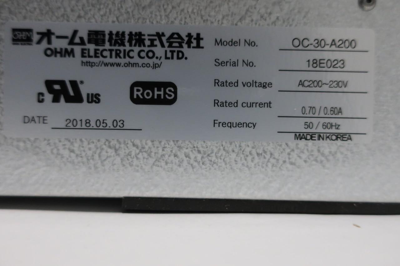 Ohm Electric OC-30-A200 Box Fan 0.6-07a 200-300v-ac Air-cooled