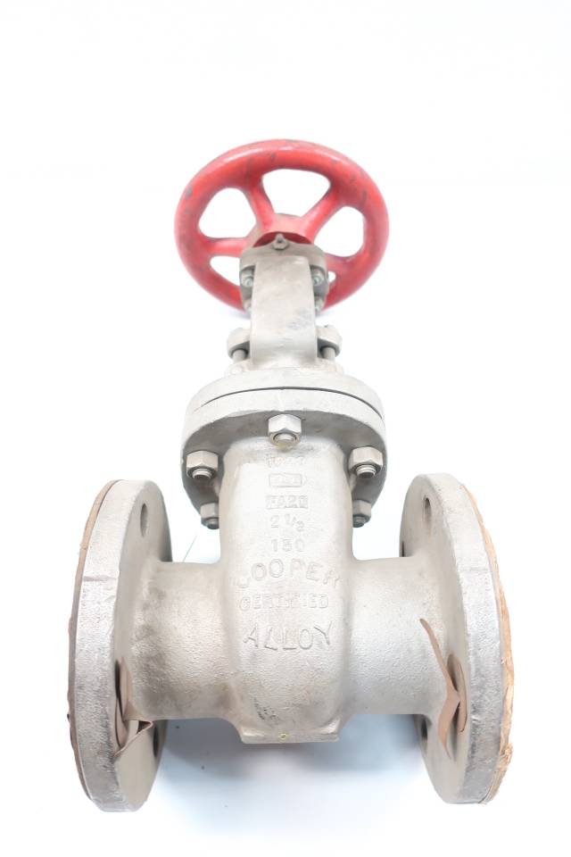 COOPER 1280 MANUAL 150 STAINLESS FLANGED GLOBE VALVE 2IN
