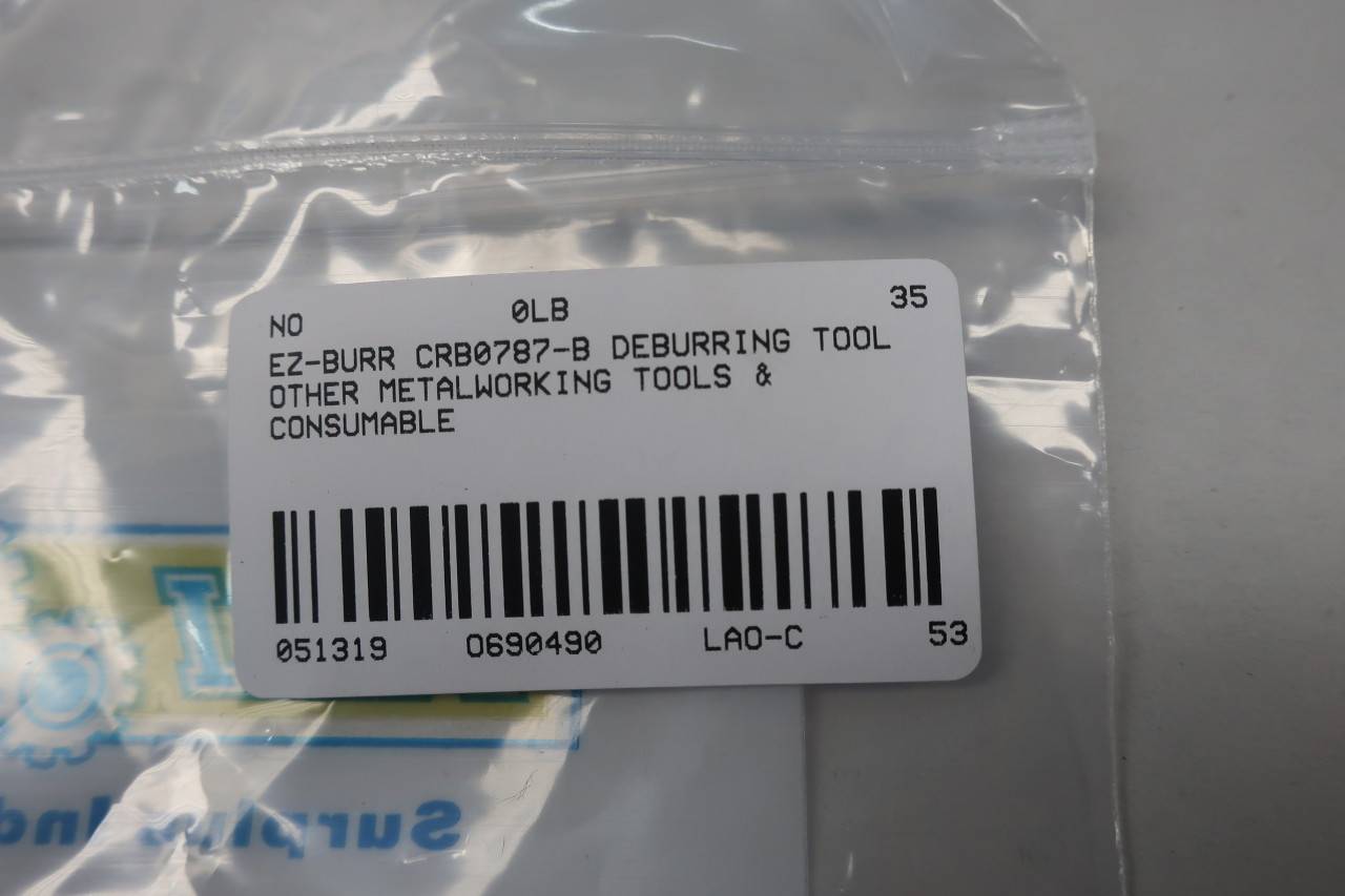 E-Z Burr Tool CRB0787-R Carbide Pack of 1 20mm 