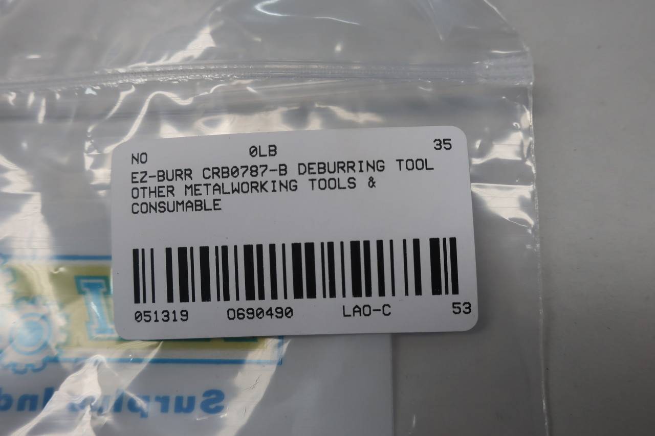 E-Z Burr Tool CRB0787-R Carbide Pack of 1 20mm E-Z Burr Tool CRB0787-R Carbide Pack of 1 20mm
