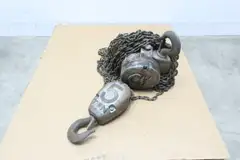 CM COLUMBUS MCKINNON MODEL M CYCLONE MANUAL CHAIN HOIST 5TON