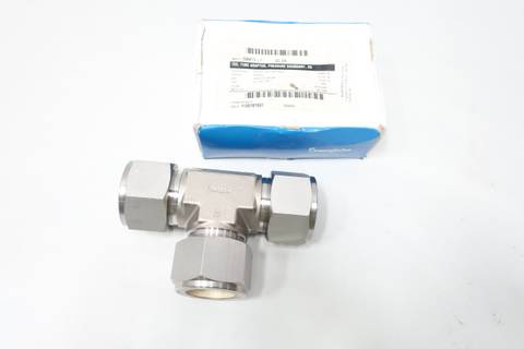 Swagelok SS-200-3-4TMT Stainless Steel Tube Fitting – 1/8 X 1/4 NPT X 1/8 Run Tee