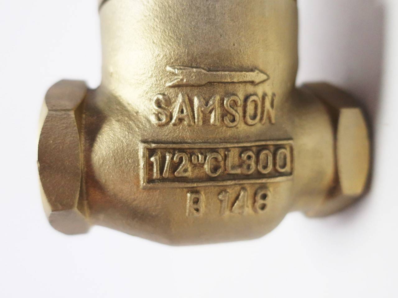 SAMSON 3522 300 Bronze Threaded 2IN NPT Globe Valve 