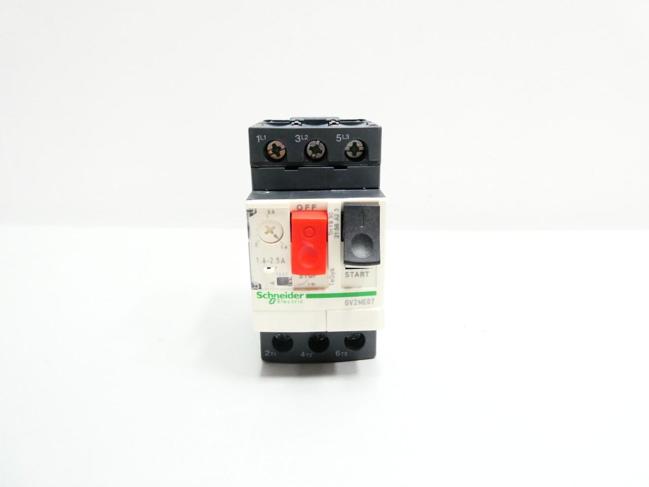 GV2ME07 Schneider Electric, Interruptores automáticos y fusibles