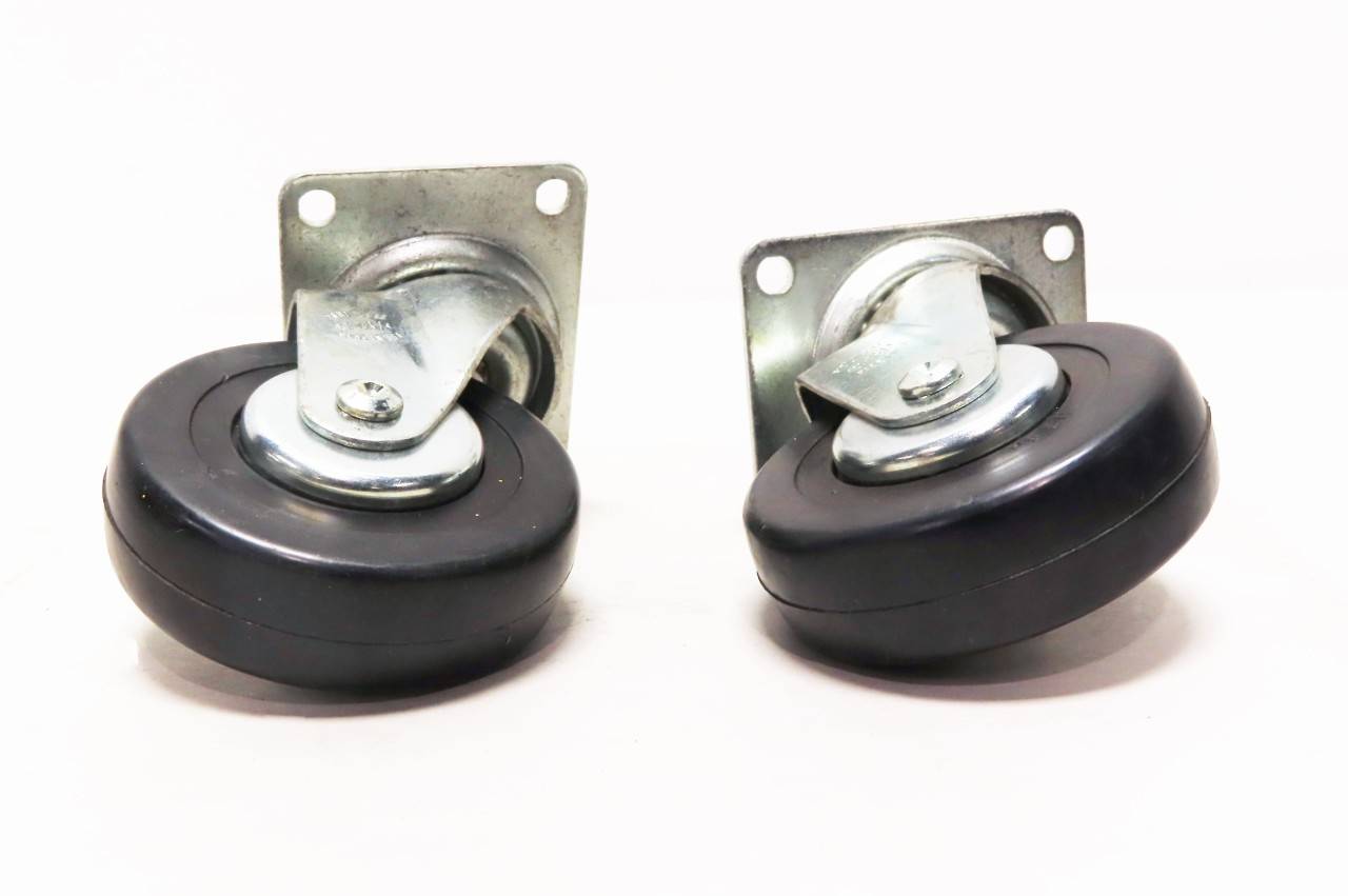 Casters & Wheels Casters 2x Faultless 40031/2/4 Caster Wheel Swivel 4x11/4in H27j